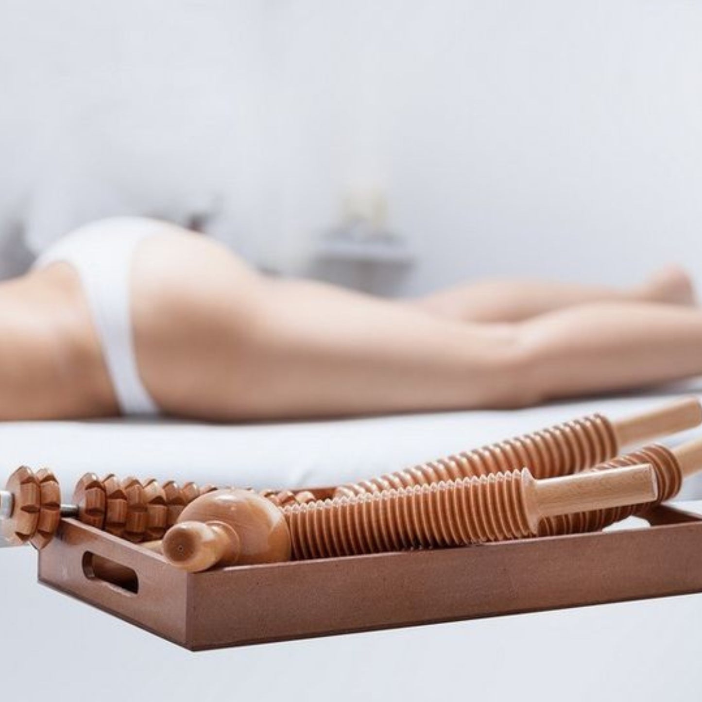 Maderoterapia + aparatologia gluteos y muslo