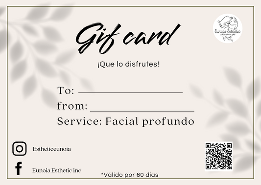 Gif Card Facial Profundo