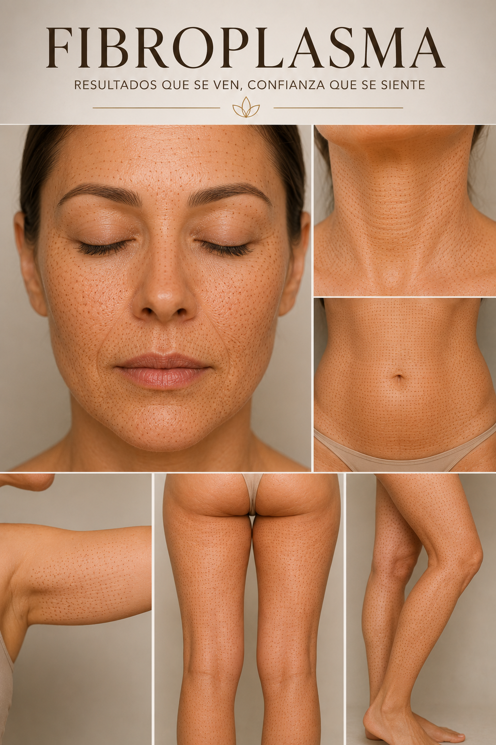 Fibroplasma Flacidez,  líneas de expresión & Estrías