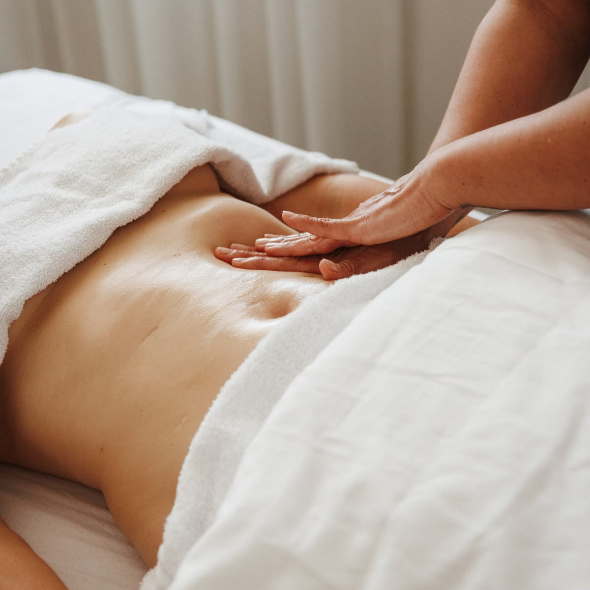 Masaje abdominal + drenaje línfatico 40min