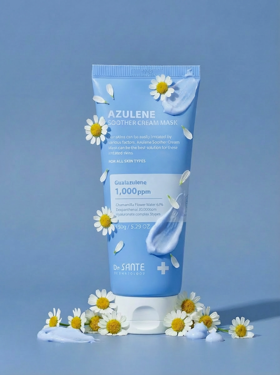 Azulene Soother Cream Mask- Sensitive skin, acne and dry skin.