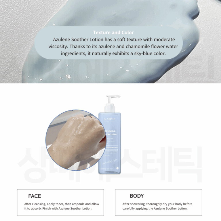 Dr. Sante Azulene Soothing Lotion – Deep Hydration & Barrier Repair for Sensitive, Dry & Irritated Skin (200 ml)