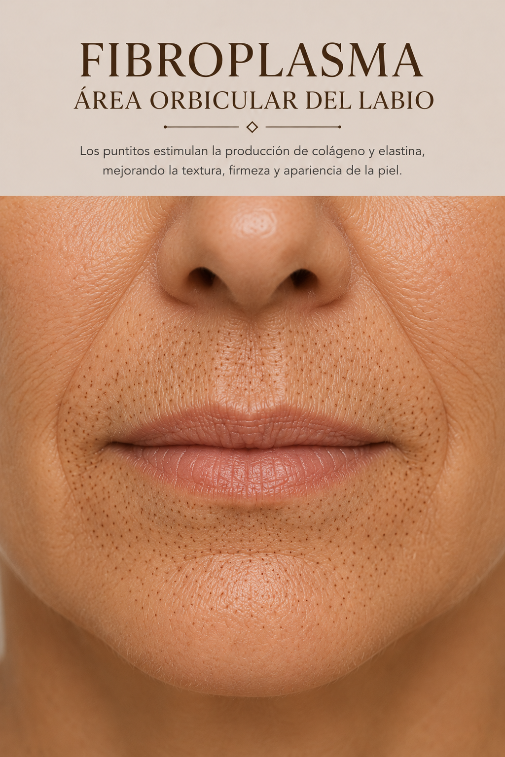 Tratamiento de código de barra labios con plasma de fibroblastos | Tensado y lifting cutáneo no quirúrgico