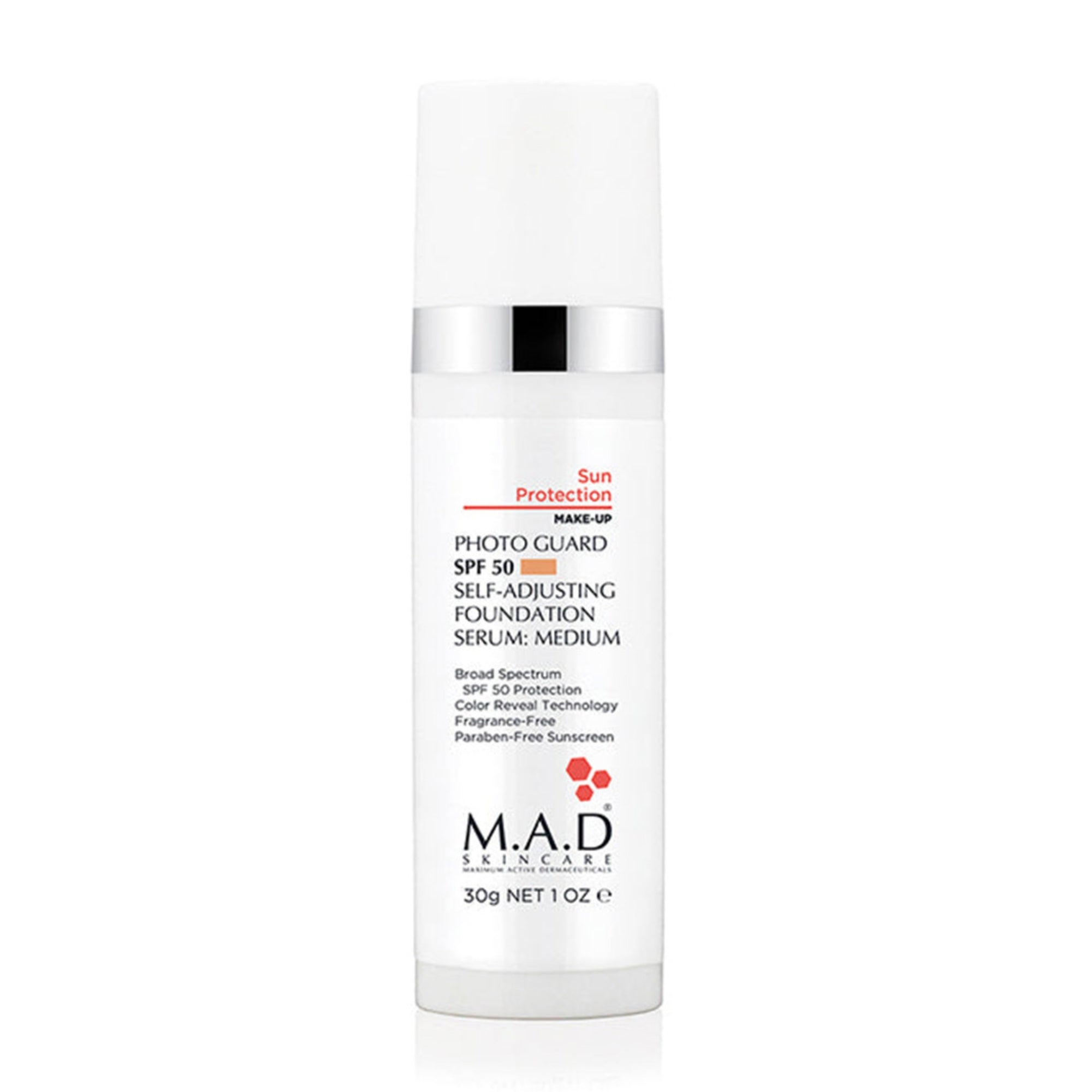 PhotoGuard SPF 50 MEDIUM Self-Adjusting Serum Foundation – 1oz