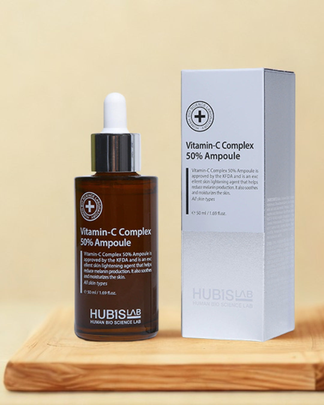 HubisLab® Derma Max Vitamin-C Complex 50% Brightening Ampoule – 50 ml / 1.69 fl oz