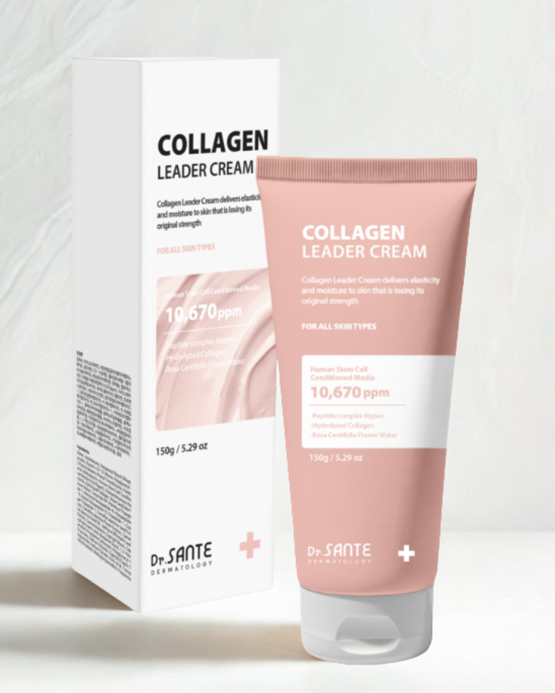 Dr. SANTE® Collagen Firming Cream – Revitalizing Korean Moisturizer with Hydrolyzed Collagen, Peptides & Human Stem Cell Solution