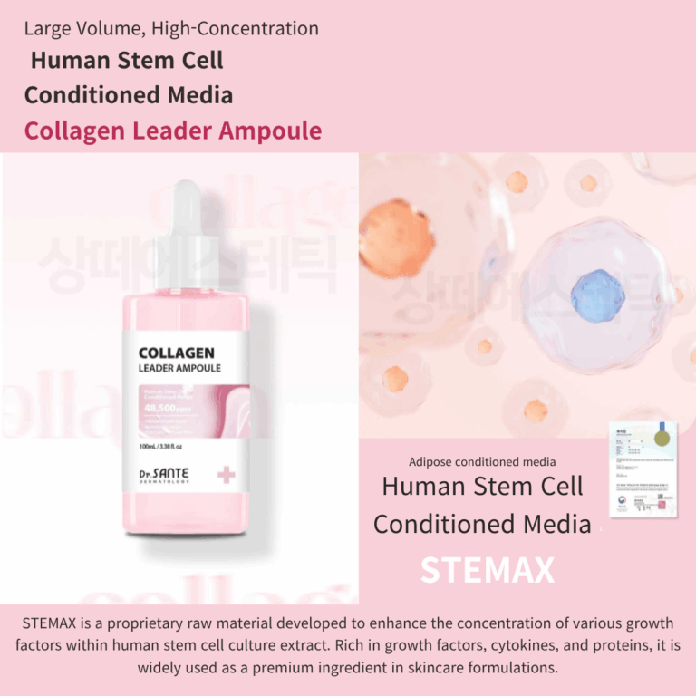 Dr. SANTE® Collagen Leader Ampoule – Firming & Revitalizing Korean Serum with Hydrolyzed Collagen, Peptides & Human Stem Cell Solution