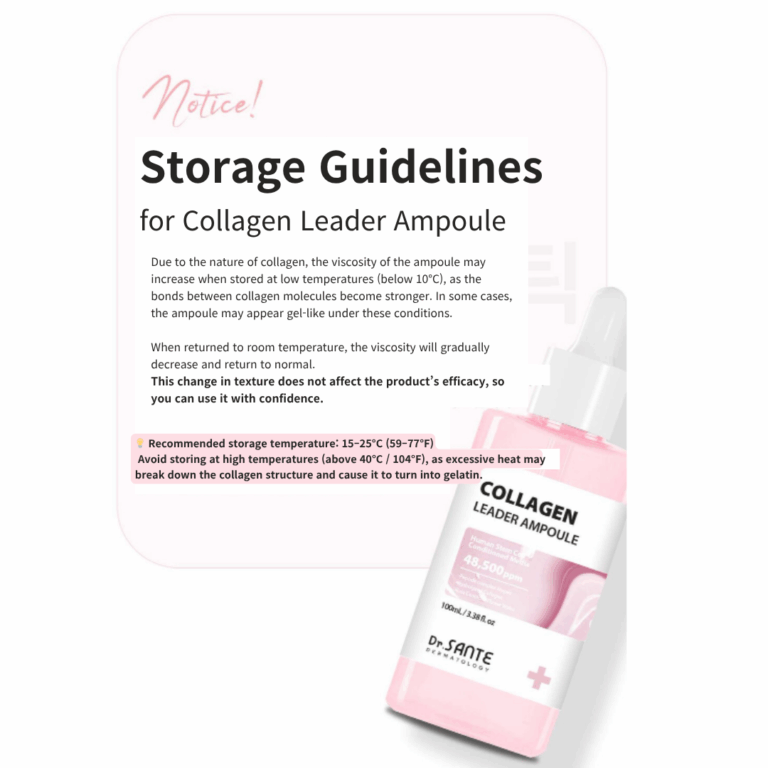 Dr. SANTE® Collagen Leader Ampoule – Firming & Revitalizing Korean Serum with Hydrolyzed Collagen, Peptides & Human Stem Cell Solution