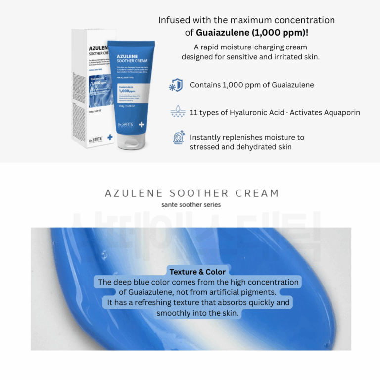 Azulene Soother Cream – Dr. Sante Dermatology | Calming & Repairing Moisturizer