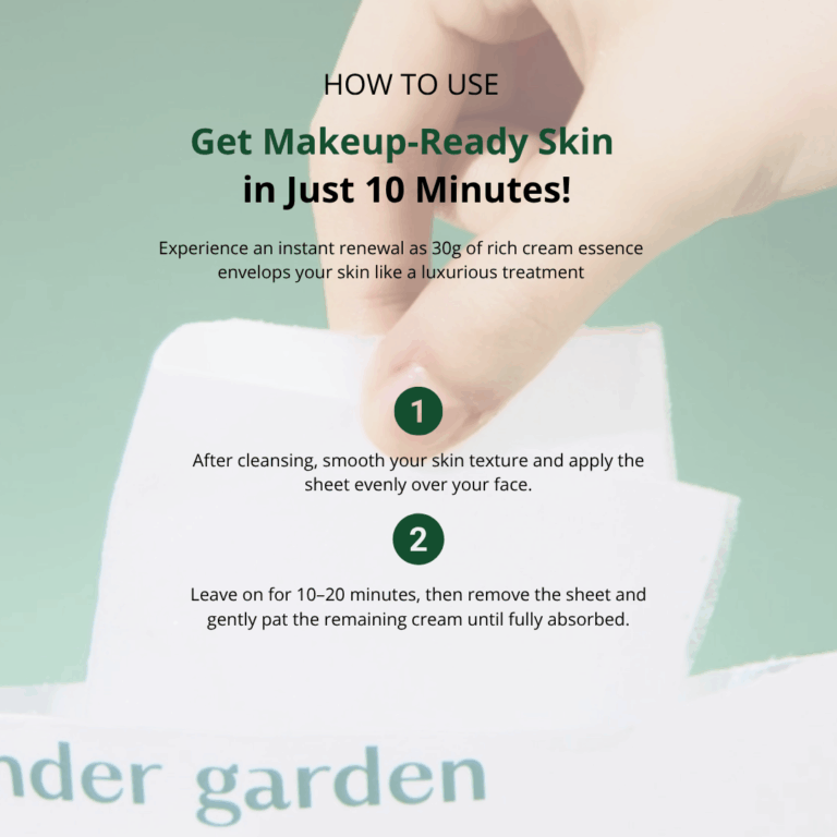 Tender Garden Skin Renewing Cream Mask – Hydro-Glow Tox with Camellia PDRN, Exosomes & NB P-Complex – Deep Hydration, Lifting, Soothing & Firming – Clinical High-Performance Skin Therapy