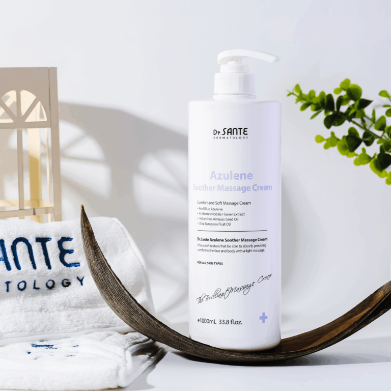 Dr. Sante Azulene Soothing Massage Cream – 1000 ml | Face, Décolleté, Body & Legs