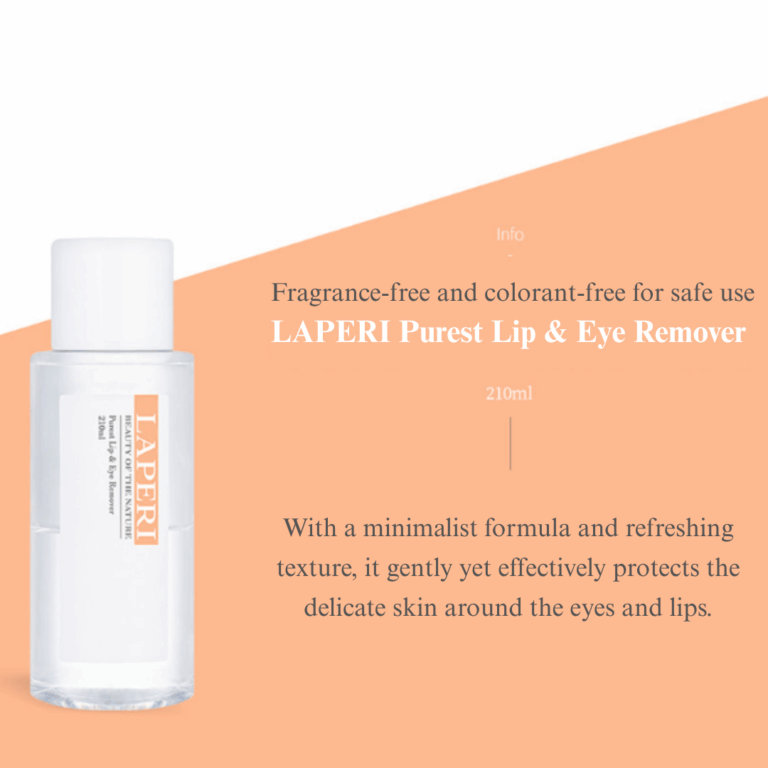 Laperi Purest Professional Makeup Remover – Gentle & Effective Eye and Face Cleanser – Removes Waterproof Makeup Without Irritation, Suitable for Sensitive Skin, 21ml