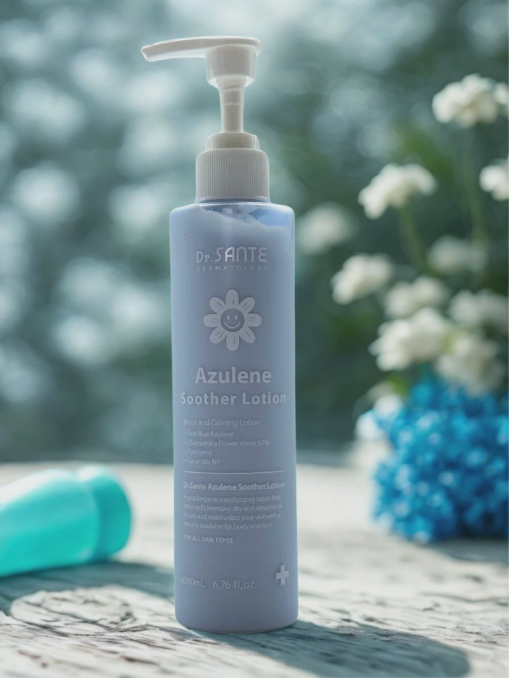 Dr. Sante Azulene Soothing Lotion – Deep Hydration & Barrier Repair for Sensitive, Dry & Irritated Skin (200 ml)